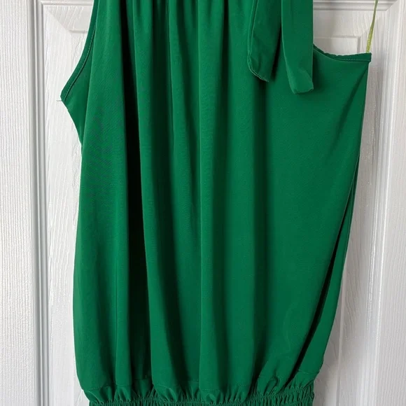 Women’s Halter Halter Tank Top with Ruching Neckline - Size: 12 - Picture 6 of 16